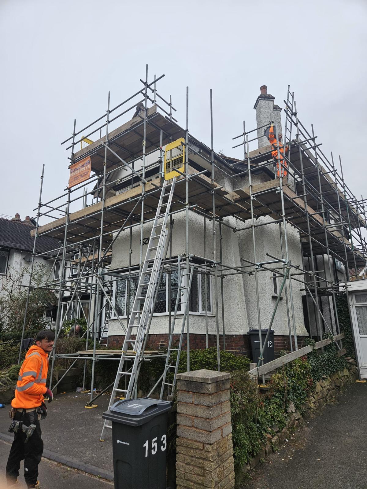 Church Lane Handsworth Wood Scaffolding