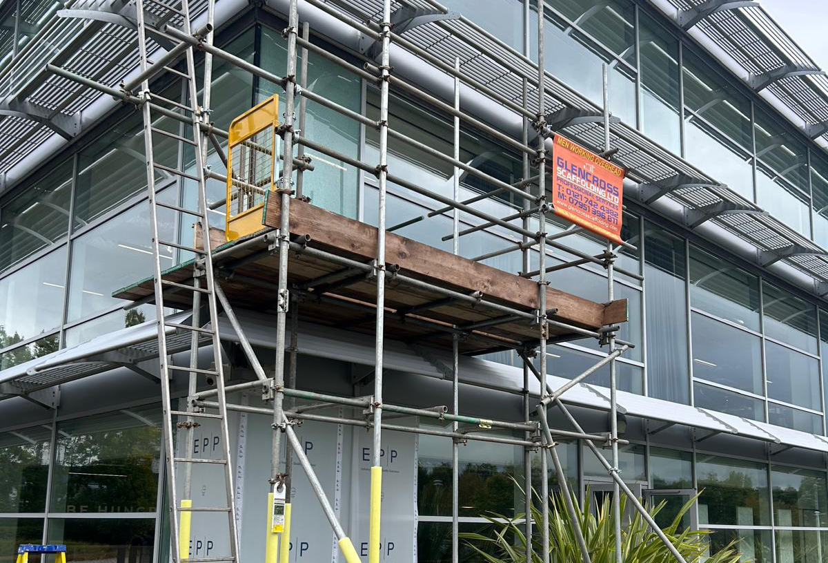 Glass Replacement Scaffolding-2