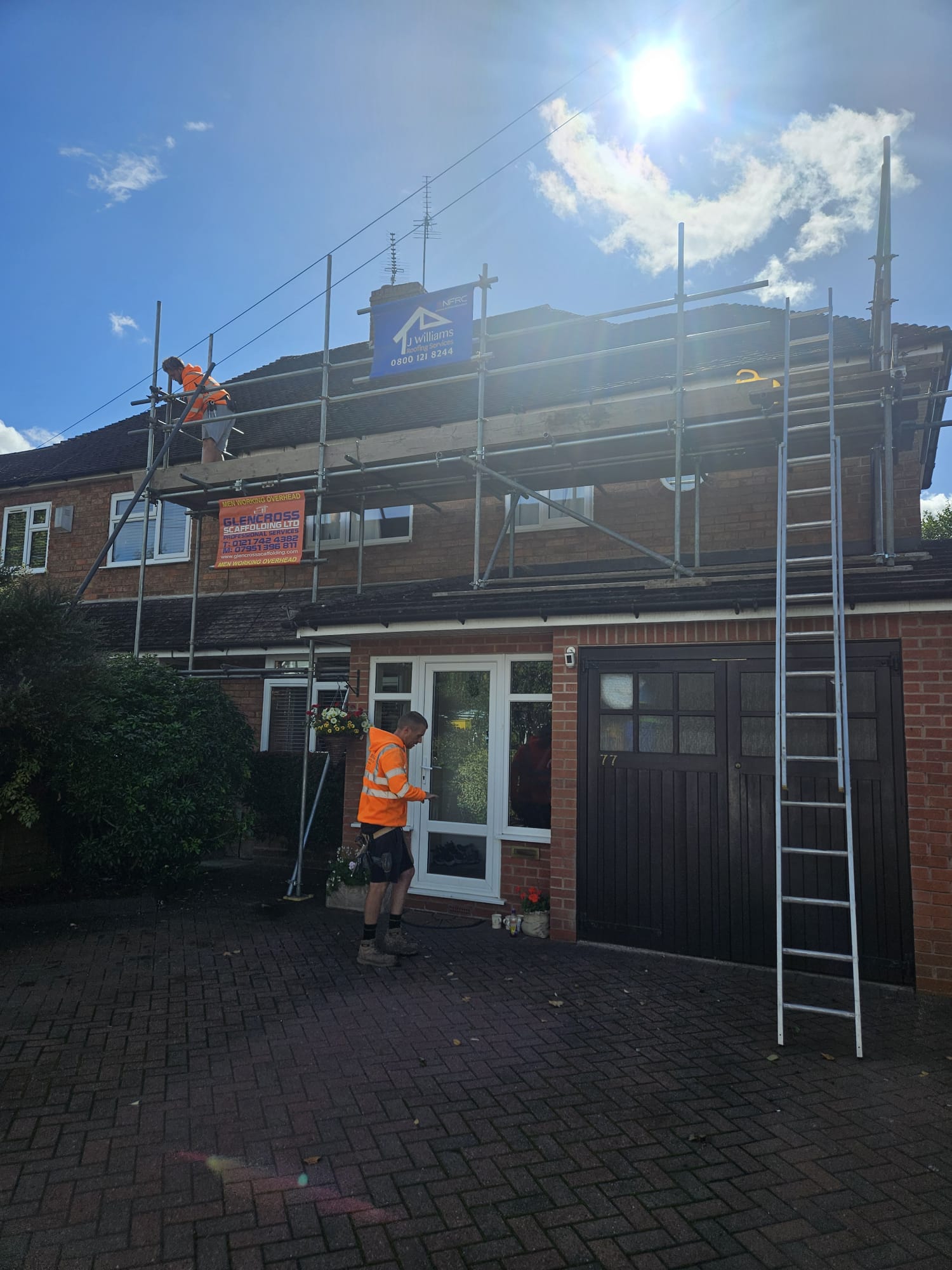 Reroof scaffolding birmingham