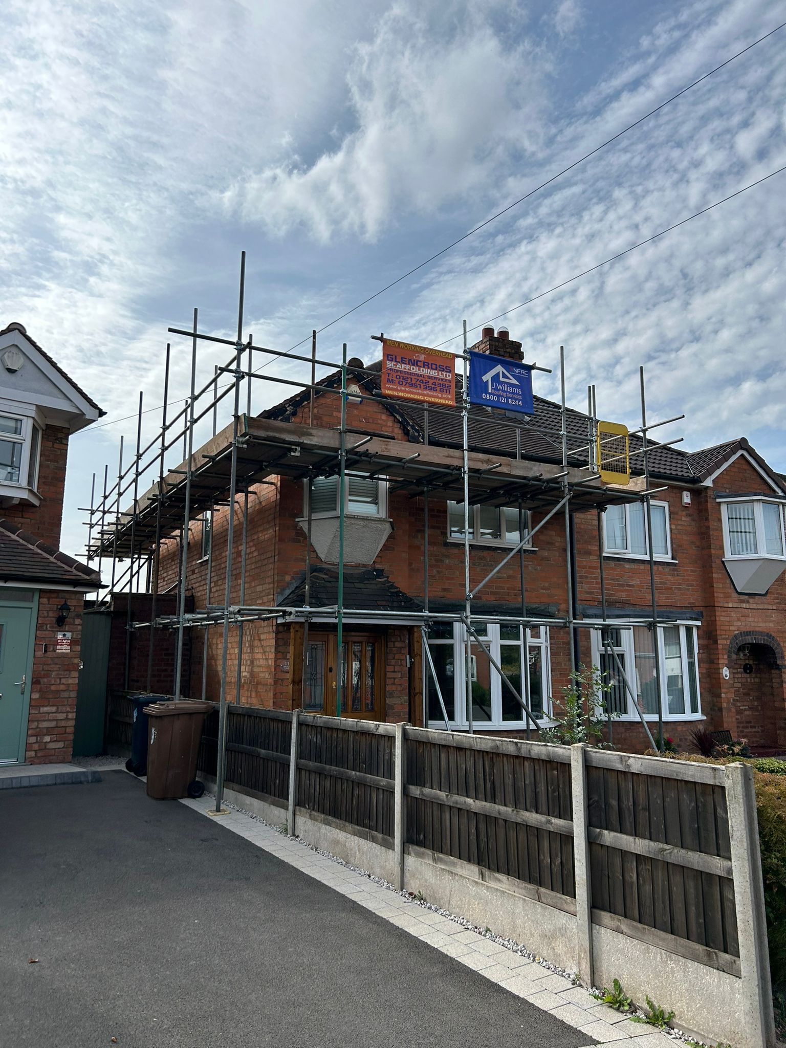 Reroof scaffolding birmingham